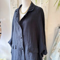 Naïf // Lilia Jacket Navy Linen