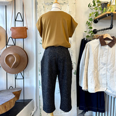 Melow // Homer Pants Black Fleck
