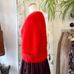 Des Petits Hauts // Alexa Red Short Sleeve Sweater