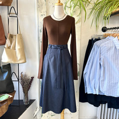 Jennifer Glasgow // Saskia Skirt Denim