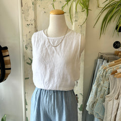 Yoga Jeans // Francesca Top Blanco