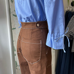 Marigold // Rocky Pants Brown Denim