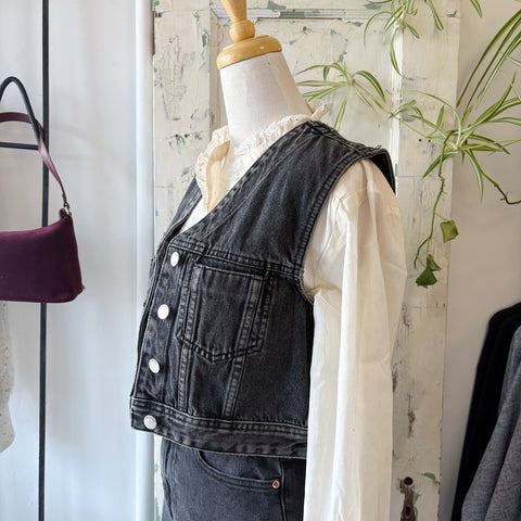 Dr. Denim // Tina Top Aged Black