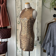 Astrid // Gold Sequin Dress
