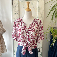 Indi & Cold // Raspberry Blouse