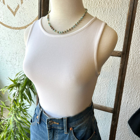 Gentle Fawn // Naia Tank White