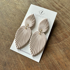 Clover and Coast //  Palm Dangle Beige