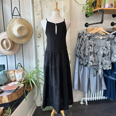 Yoga Jeans // Ophelia Linen Dress Black