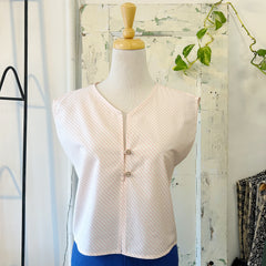 Dagg & Stacey // Annie Popover Top Pink Stripe