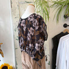 Chlo by Cokluch // Jay Top Black Floral