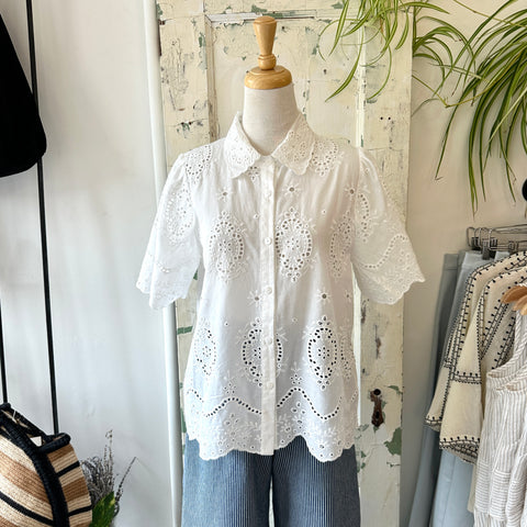 Pink Martini // Lily Top White