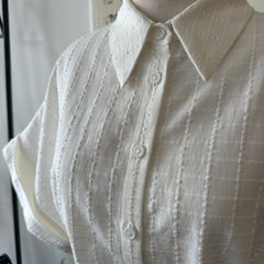 Eve Gravel // Lexie Shirt White