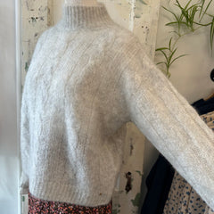 Des Petits Hauts // Alonzo Fluffy Cable Mock Neck