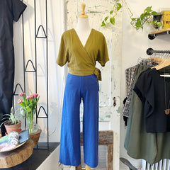 Dagg & Stacey // Cleo Wrap Top Kelp *Last one 12