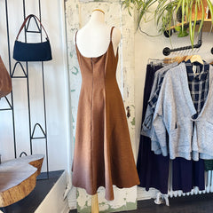 Late by Pink Martini // Willa Dress Brown