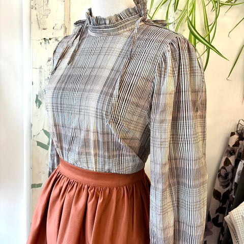 Marigold // Dimitra Top Multi Check