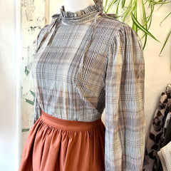Marigold // Dimitra Top Multi Check