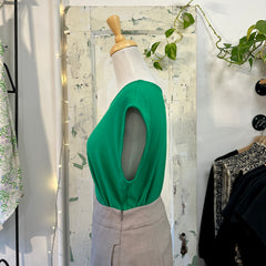 Eve Gravel // Alonso Top Lucky Green