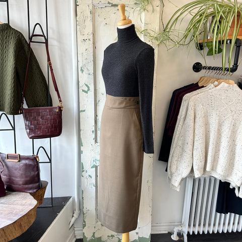 Indi & Cold // Suiting Pencil Skirt
