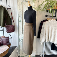 Indi & Cold // Suiting Pencil Skirt