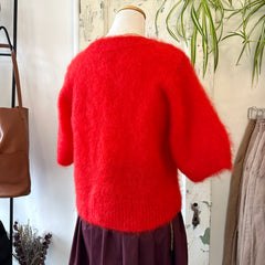 Des Petits Hauts // Alexa Red Short Sleeve Sweater