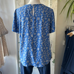 Indi & Cold // British Blue Lace Top