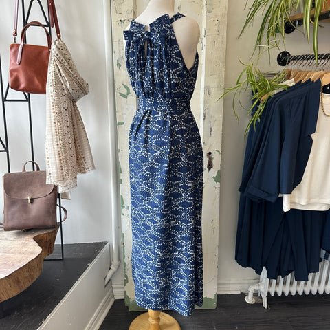 Indi & Cold // Indigo Block Print Dress