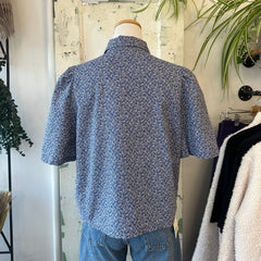 Atelier Reve // Odessa Blouse Blue *LAST SIZE XL