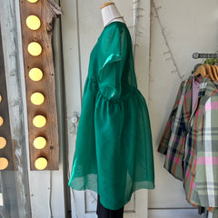 Noemiah // Tulip Dress Emerald Green Silk