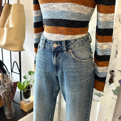 Dr. Denim // Nika Straight Leg Drift Mid Used