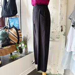 Jennifer Glasgow // Cordelia Trouser Black Gauze Check