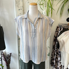 Indi & Cold // Double Gauze Sleeveless Top