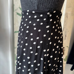 Indi & Cold // Dot Skirt Black