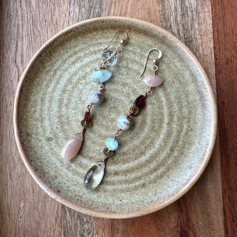 Clover and Coast //  Gold Plated Fringe Earrings