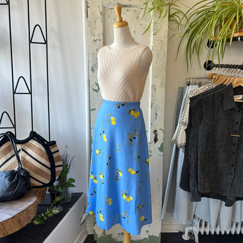 Pink Martini // La Maida Skirt Blue