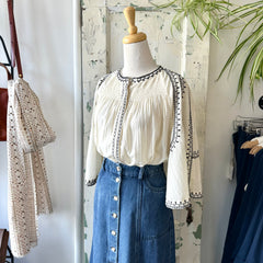 Indi & Cold // Bell Sleeve Blouse