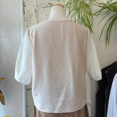 Chlo by Cokluch // Dylan Top Organza Cream