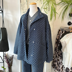 Dagg & Stacey // Noor Jacket Indigo Check