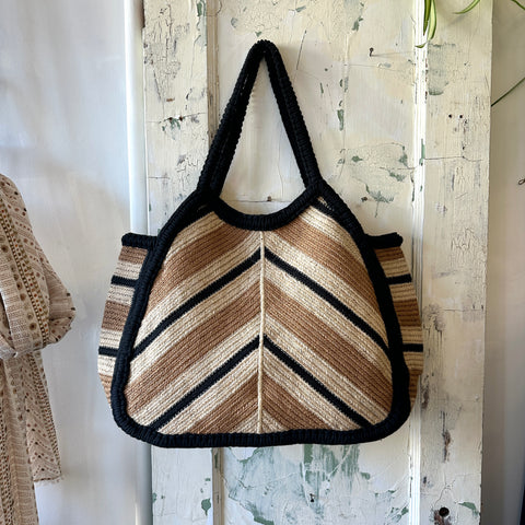 Indi & Cold // Herringbone XL Shopper