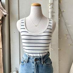 Gentle Fawn // Sierra Tank Nautical Stripe