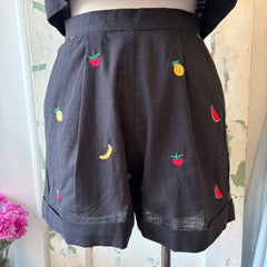 Compania Fantastica // Fruit Salad Shorts Black
