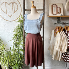 Meemoza // Brigitte Skirt Mocha