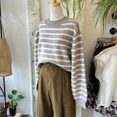 Gentle Fawn // Wanda Sweater Latte Stripe