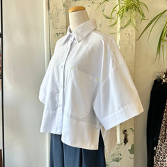Bodybag by Jude // Montego Cropped Shirt White