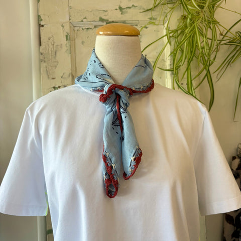 Indi & Cold // Sky Crochet Bandana