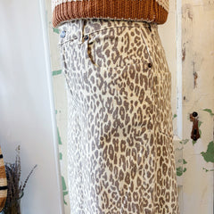Yoga Jeans // Cher Leopard Barrel Jeans
