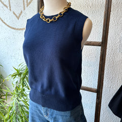 Gentle Fawn // Skylar Knit Top Navy