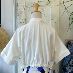 Eve Gravel // Knots Shirt White