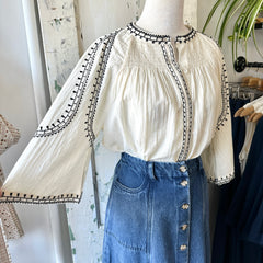 Indi & Cold // Bell Sleeve Blouse