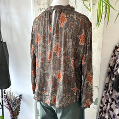 Dagg & Stacey // Laurie Top Olive Print